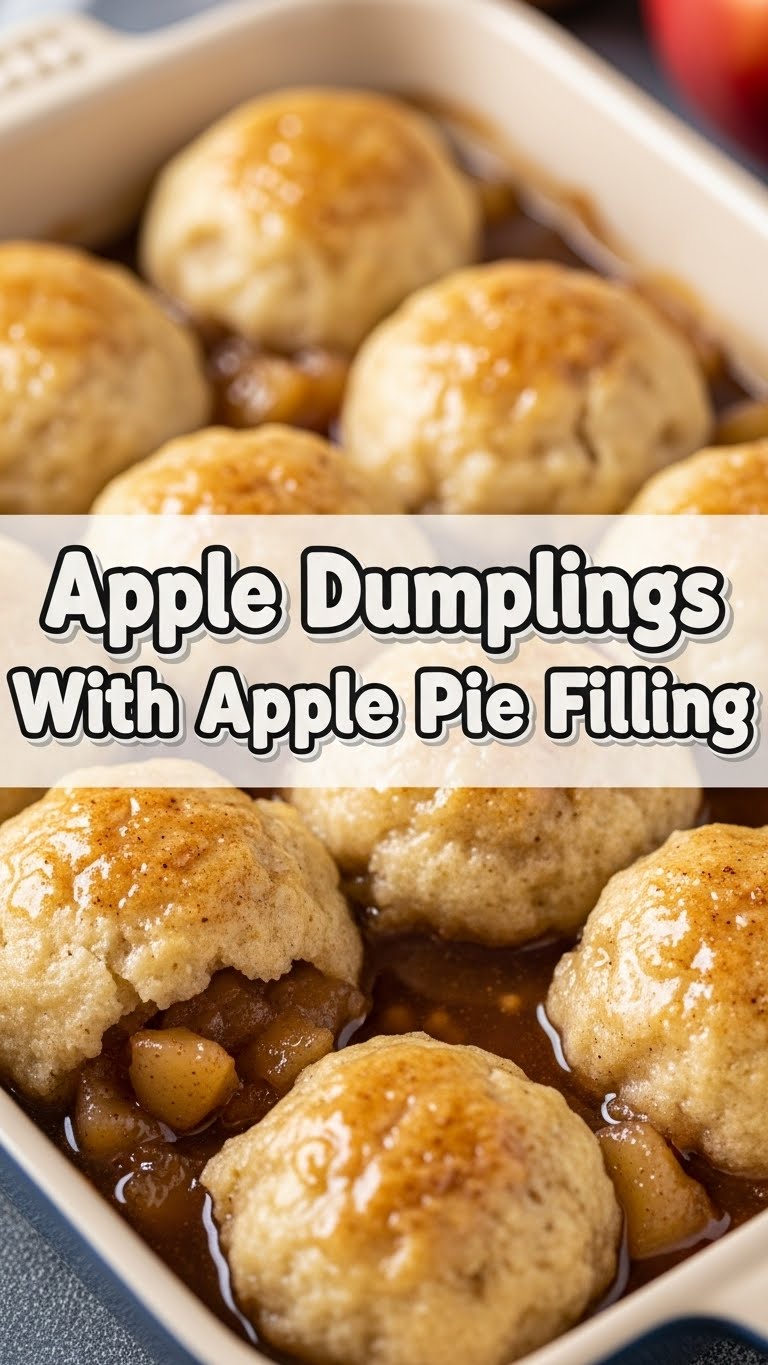 Apple Dumplings With Apple Pie Filling