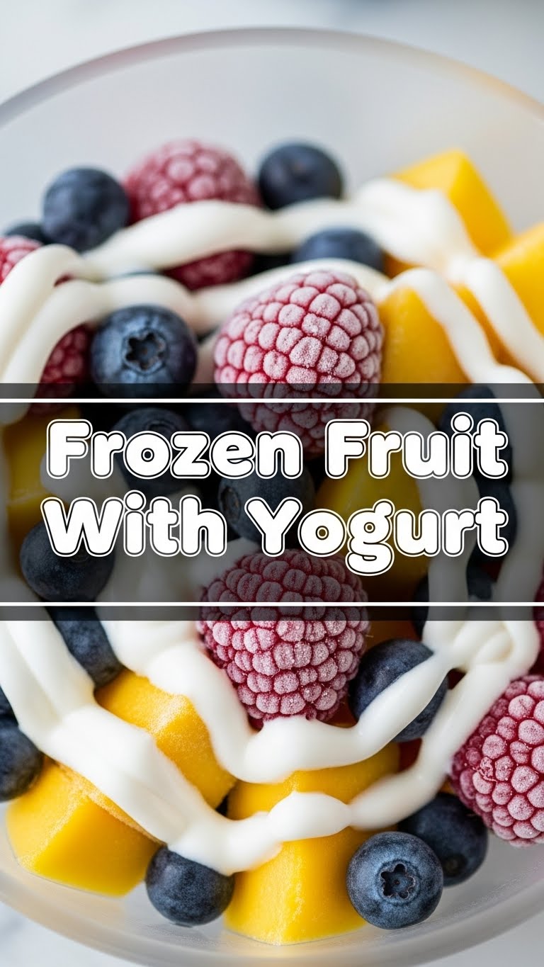 Frozen Fruit With Yogurt