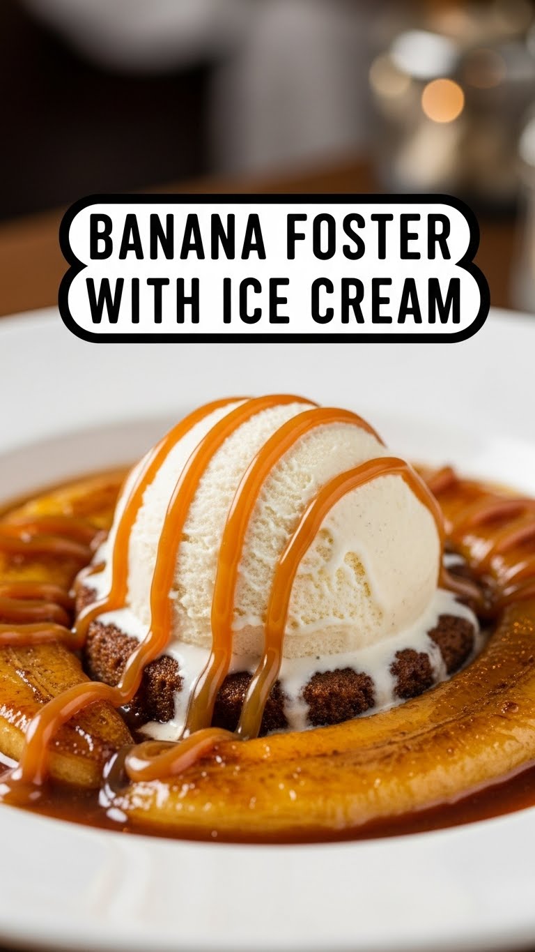 Banana Foster With Ice Cream