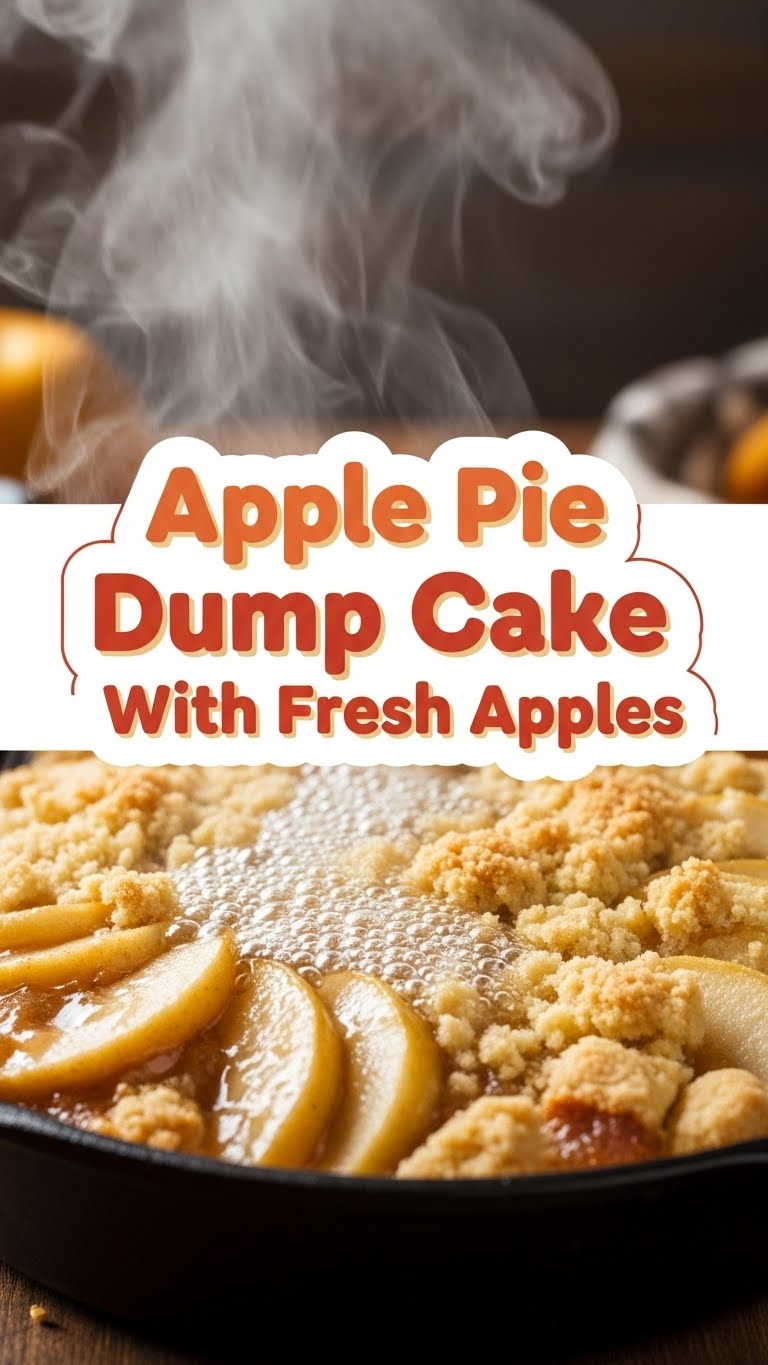Apple Pie Dump Cake With Fresh Apples