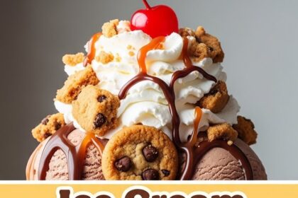 Ice Cream Sundae With Cookies