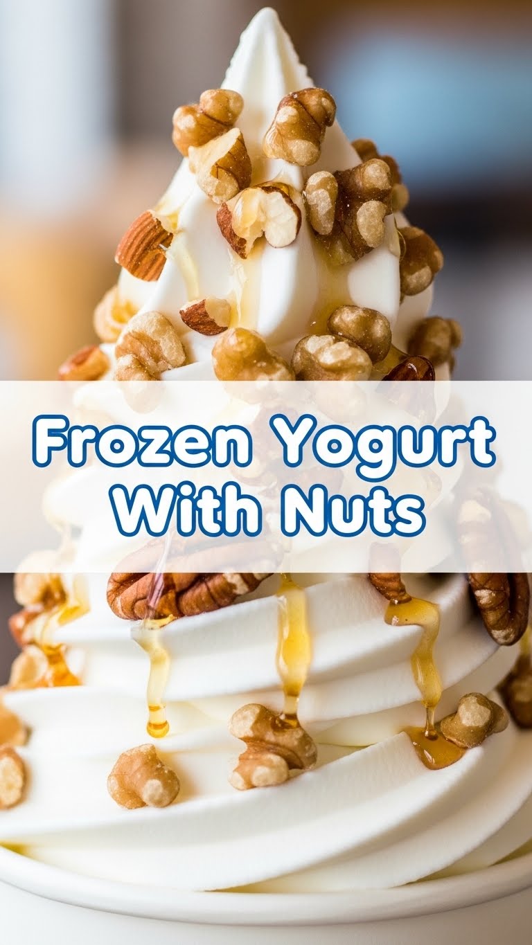 Frozen Yogurt With Nuts