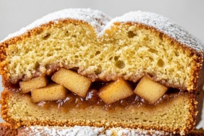 Pound Cake With Apple Pie Filling