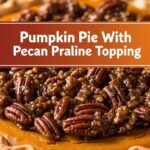 Pumpkin Pie With Pecan Praline Topping