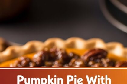 Pumpkin Pie With Pecan Praline Topping