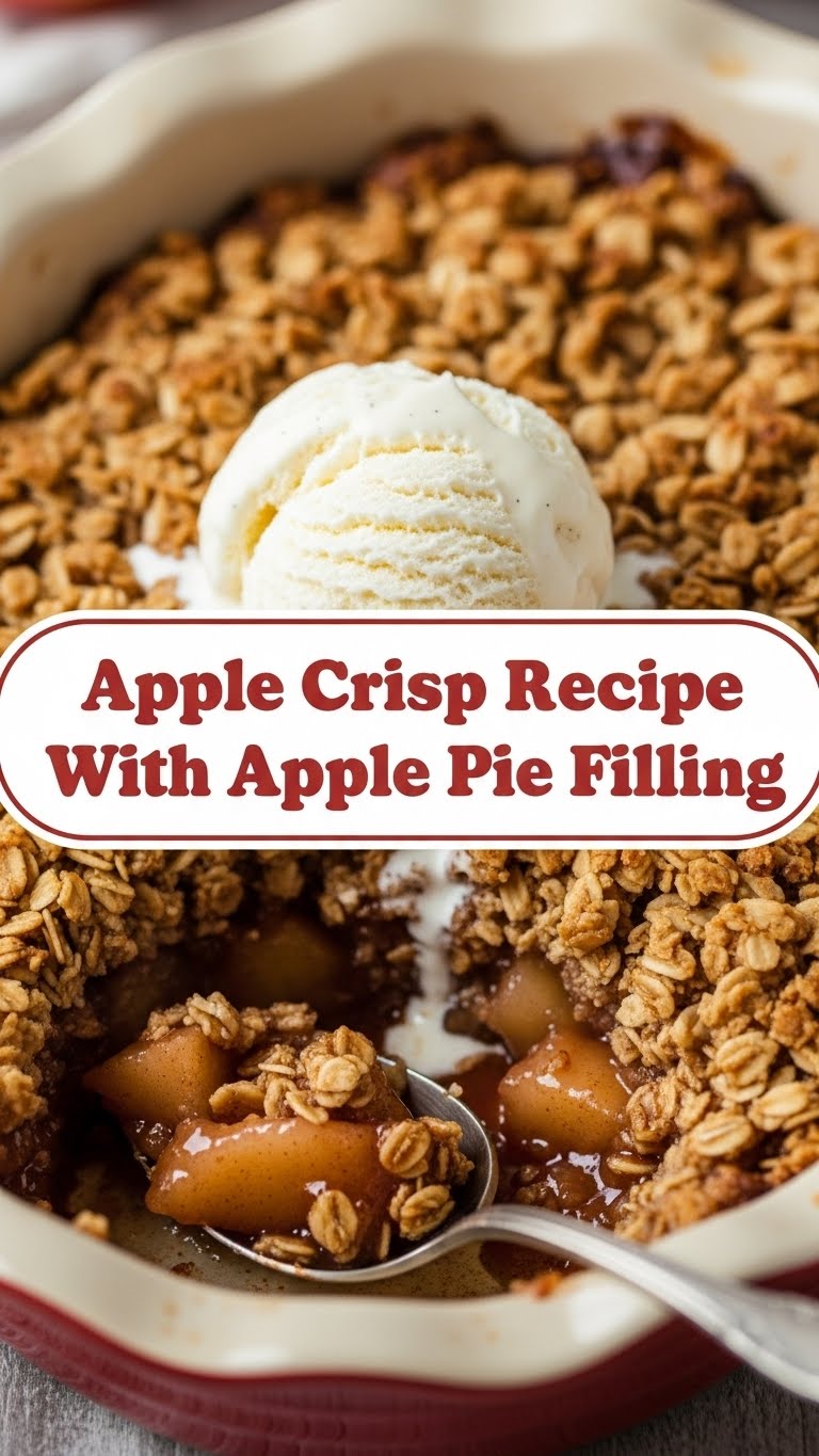 Apple Crisp Recipe With Apple Pie Filling