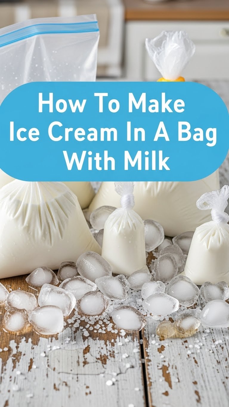 How To Make Ice Cream In A Bag With Milk