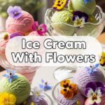Ice Cream With Flowers