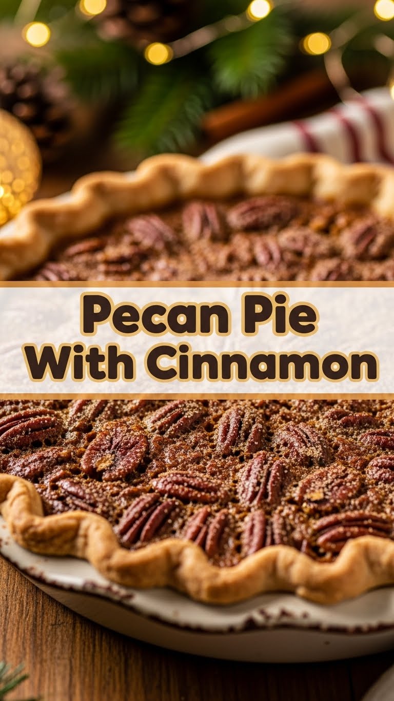 Pecan Pie With Cinnamon