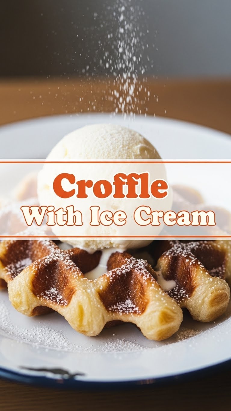 Croffle With Ice Cream