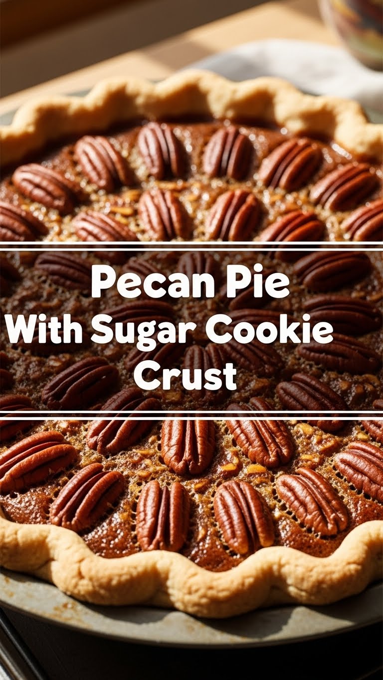 Pecan Pie With Sugar Cookie Crust