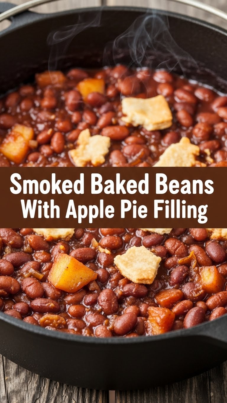 Smoked Baked Beans With Apple Pie Filling