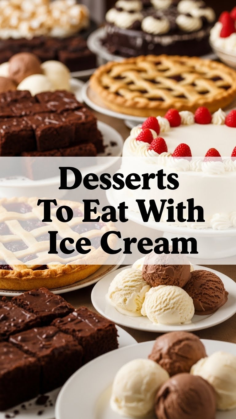 Desserts To Eat With Ice Cream