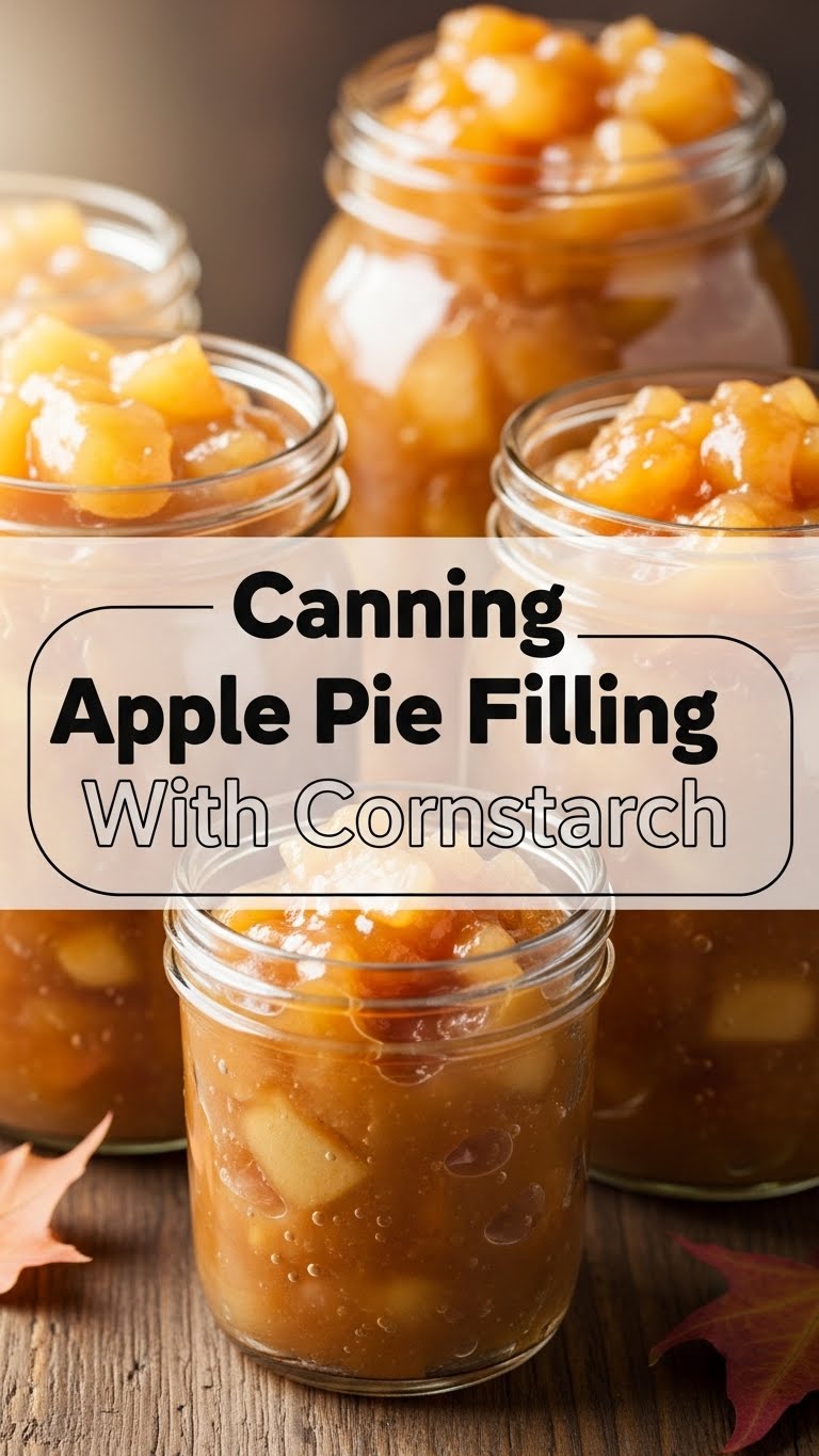 Canning Apple Pie Filling With Cornstarch