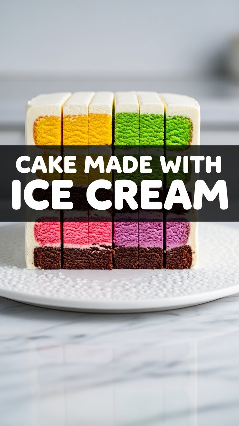 Cake Made With Ice Cream