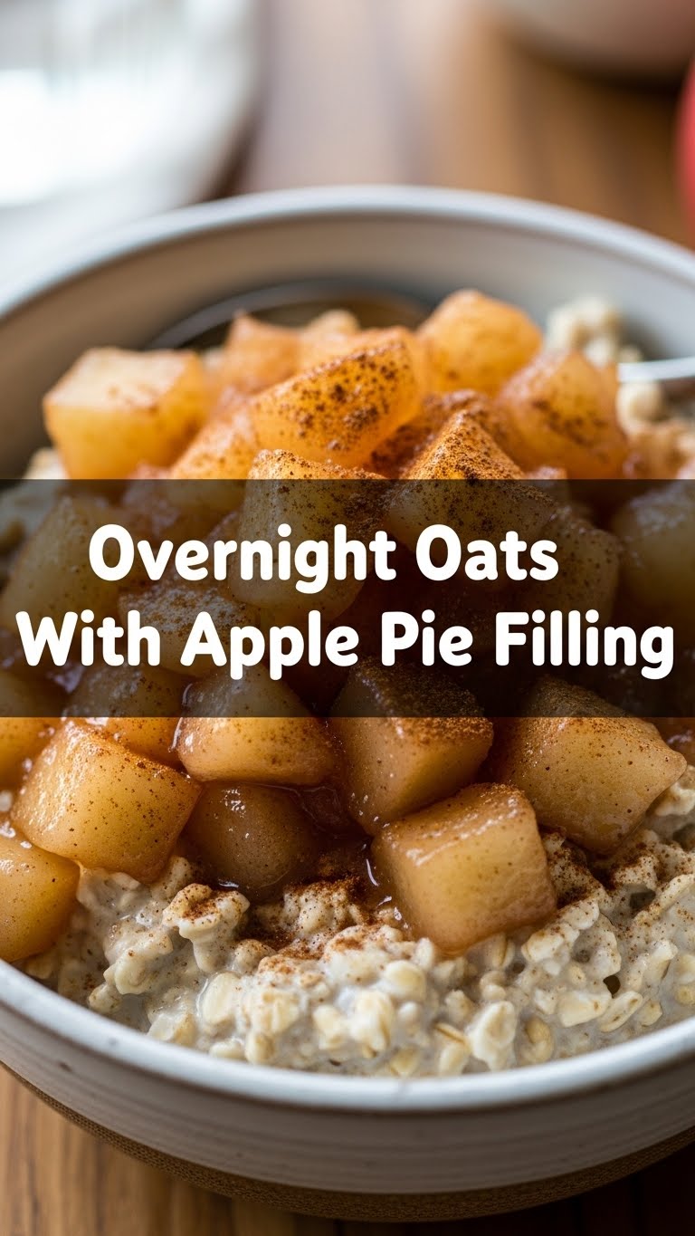 Overnight Oats With Apple Pie Filling