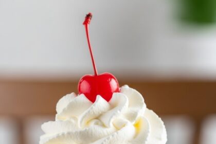 Ice Cream With Whipped Cream