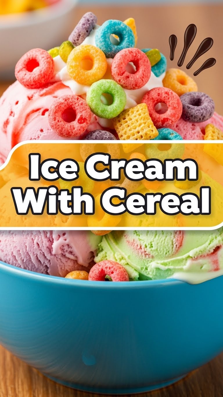 Ice Cream With Cereal