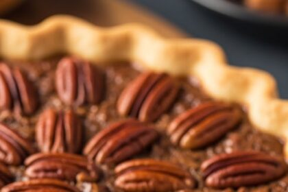 Brownie Pecan Pie With Brownie Mix