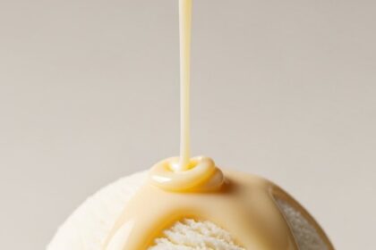 Vanilla Ice Cream With Condensed Milk