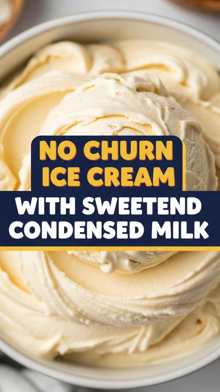 No Churn Ice Cream With Sweetened Condensed Milk