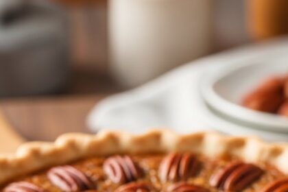 Pecan Pie With Chocolate Bottom