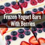 Frozen Yogurt Bars With Berries