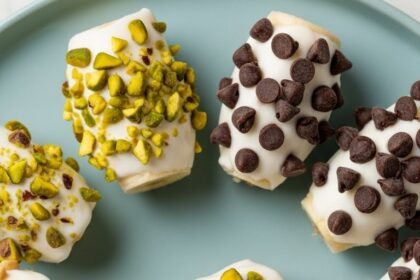 Frozen Banana Treats With Yogurt