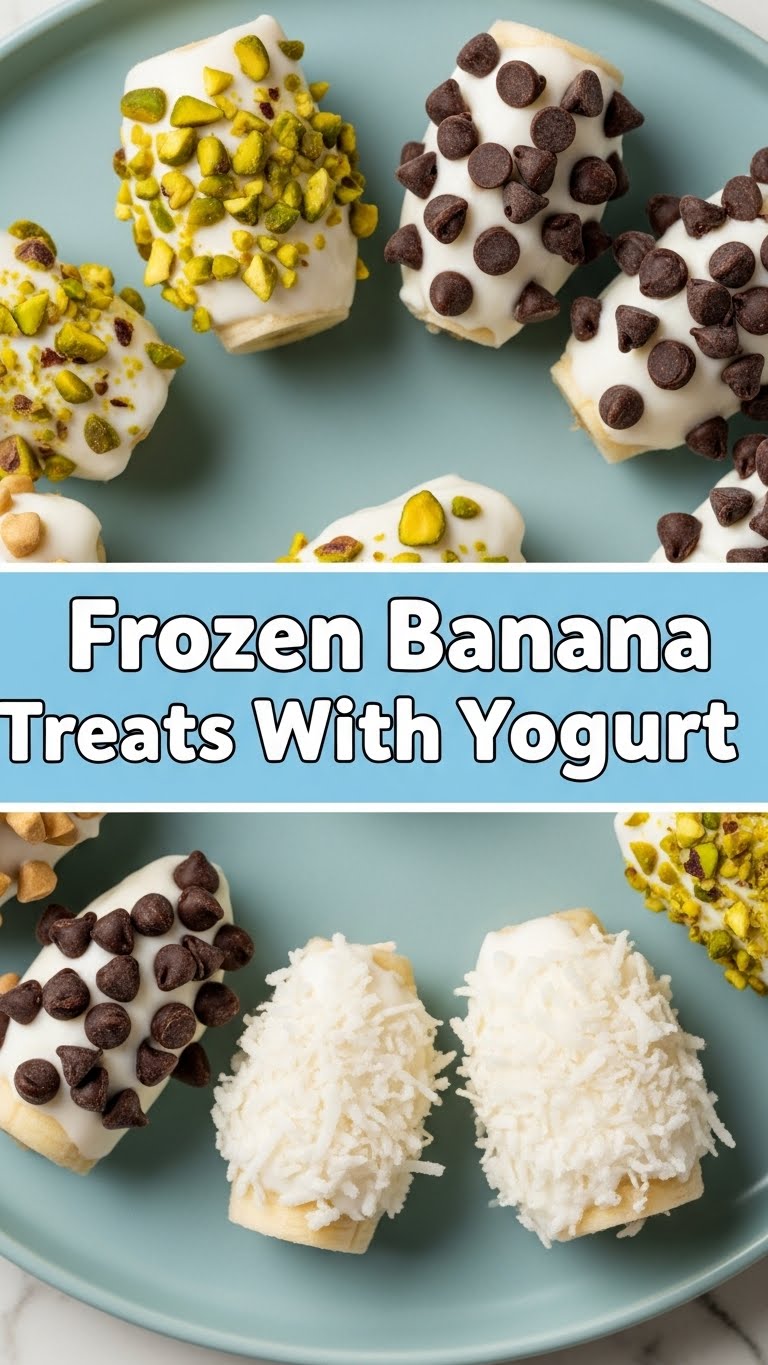 Frozen Banana Treats With Yogurt