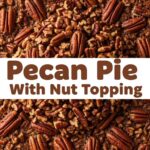 Pecan Pie With Nut Topping