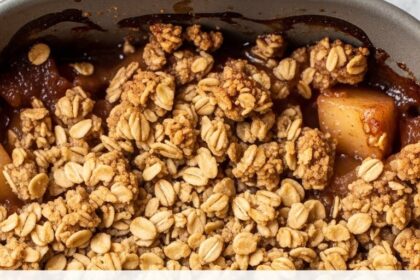 Apple Crisp With Pie Filling And Oatmeal