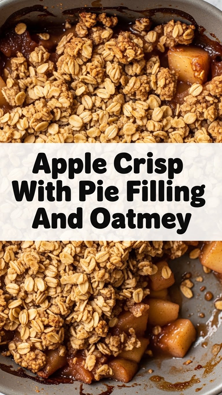 Apple Crisp With Pie Filling And Oatmeal