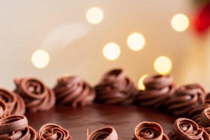 Ice Cream Cake With Chocolate Frosting