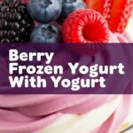 Berry Frozen Yogurt With Yogurt