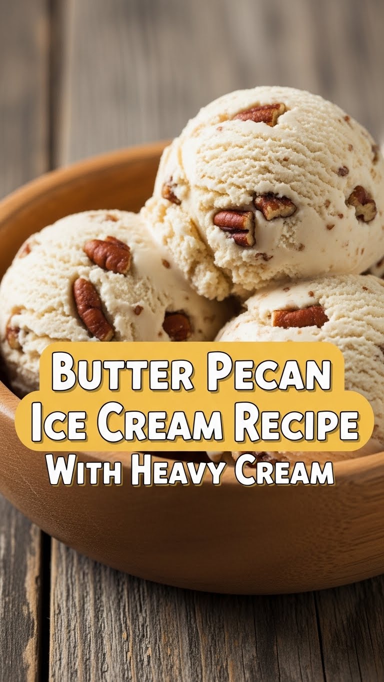 Butter Pecan Ice Cream Recipe With Heavy Cream