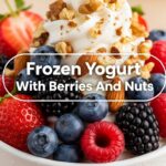 Frozen Yogurt With Berries And Nuts