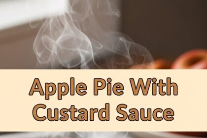 Apple Pie With Custard Sauce