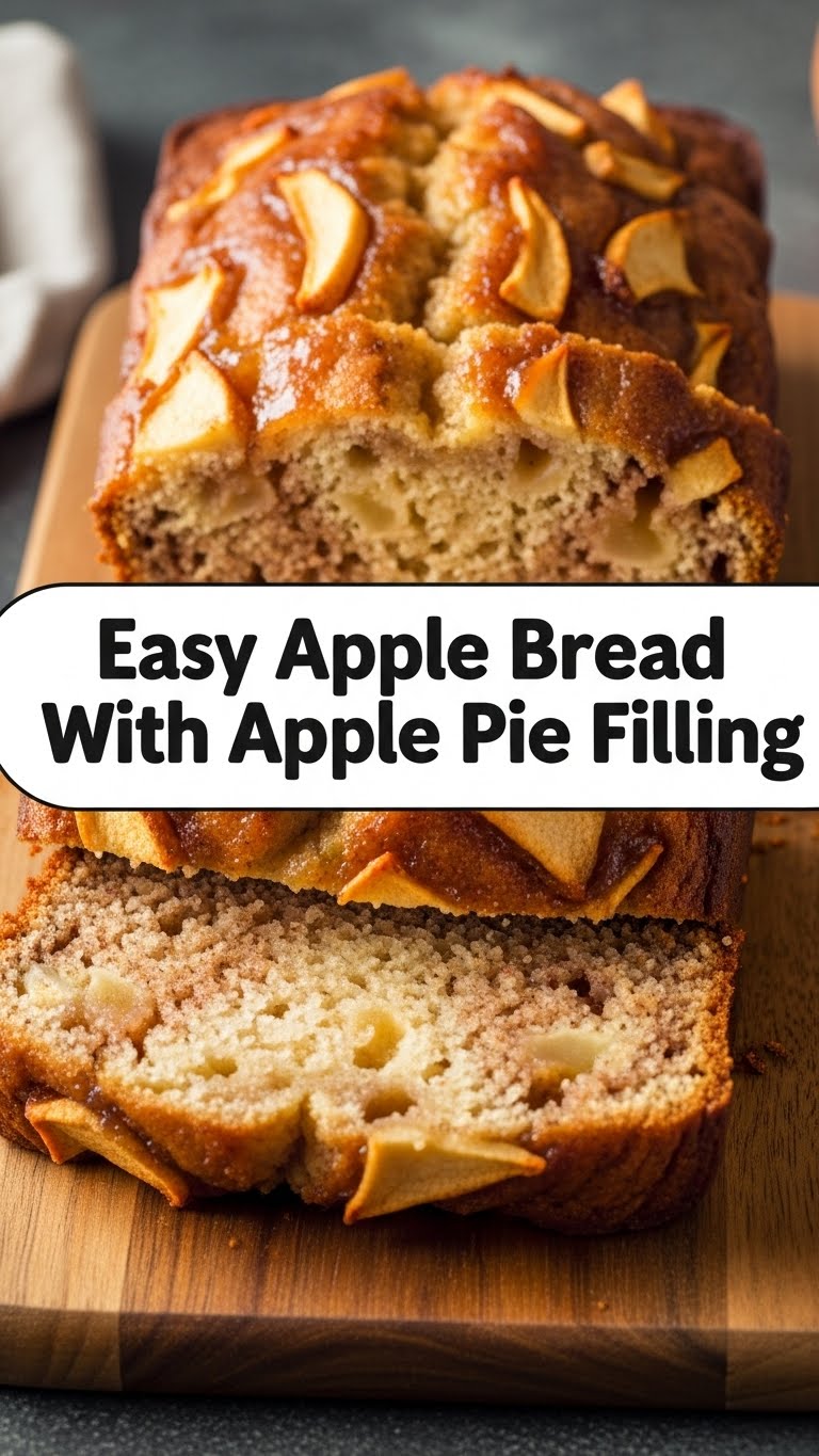 Easy Apple Bread With Apple Pie Filling