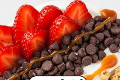 Bowl Of Frozen Yogurt With Toppings