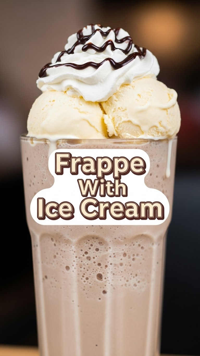 Frappe With Ice Cream
