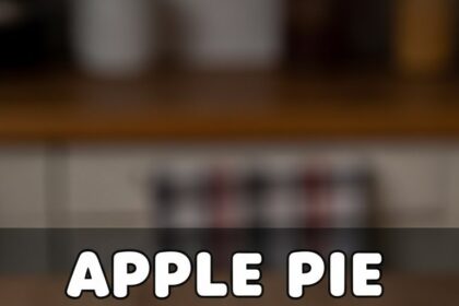 Apple Pie With Custard Topping