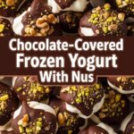 Chocolate-Covered Frozen Yogurt With Nuts