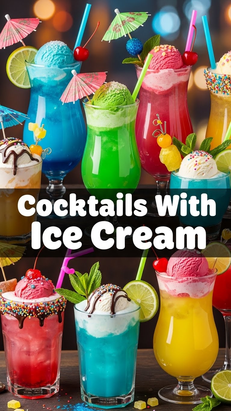 Cocktails With Ice Cream