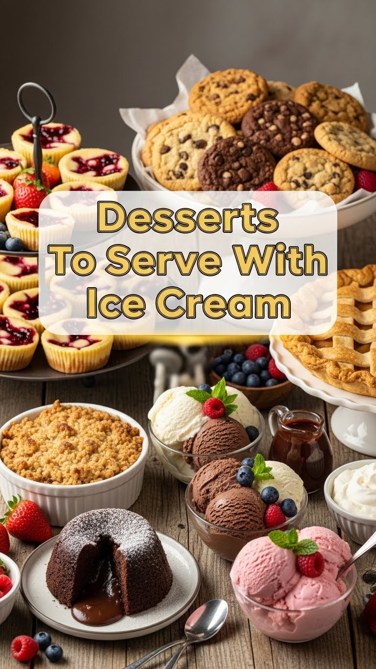 Desserts To Serve With Ice Cream