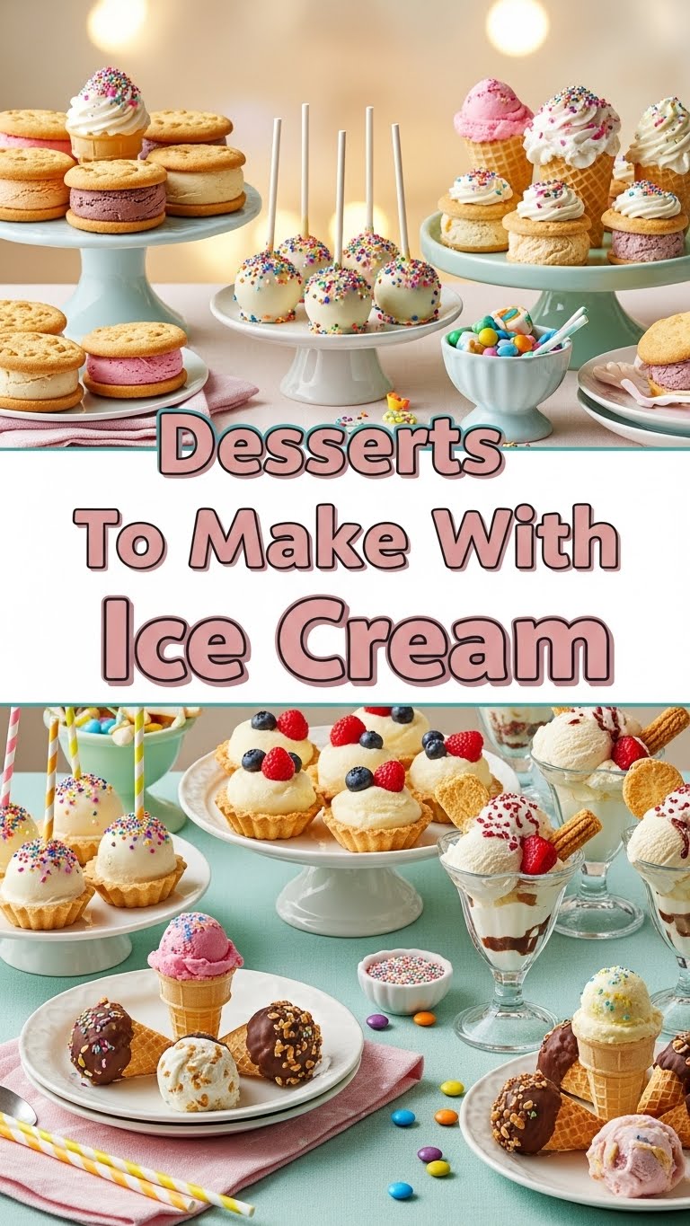 Desserts To Make With Ice Cream