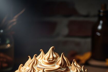 Pecan Pie With Meringue Topping