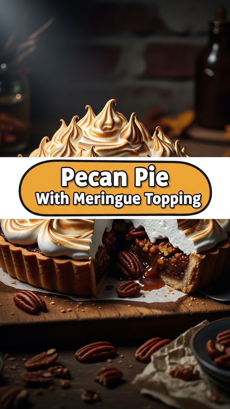 Pecan Pie With Meringue Topping