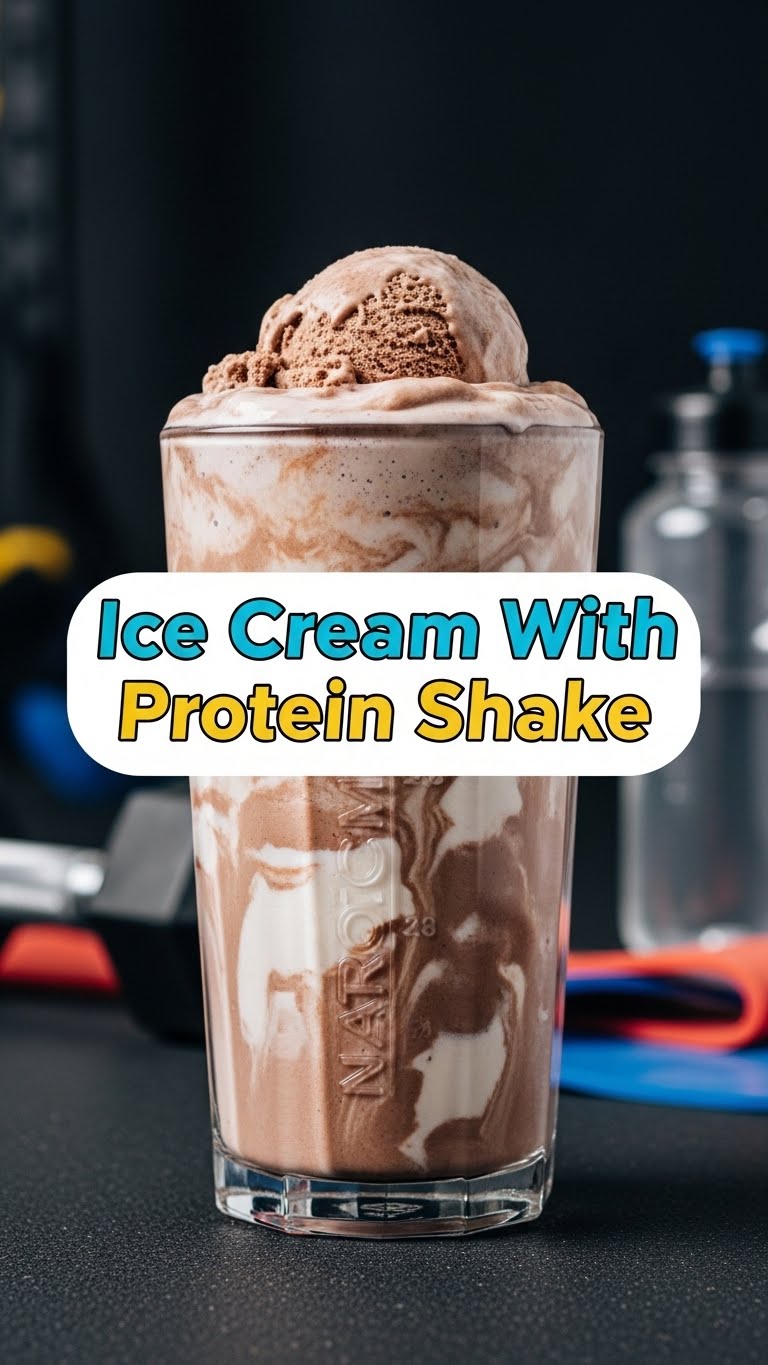 Ice Cream With Protein Shake