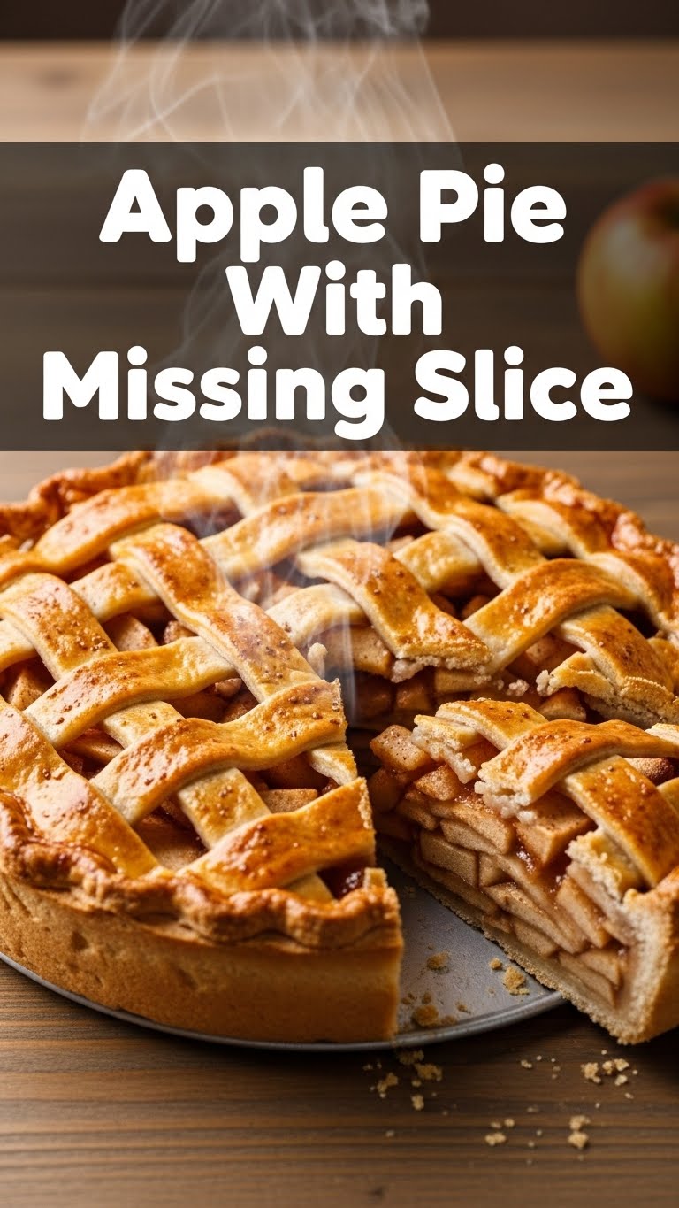 Apple Pie With Missing Slice