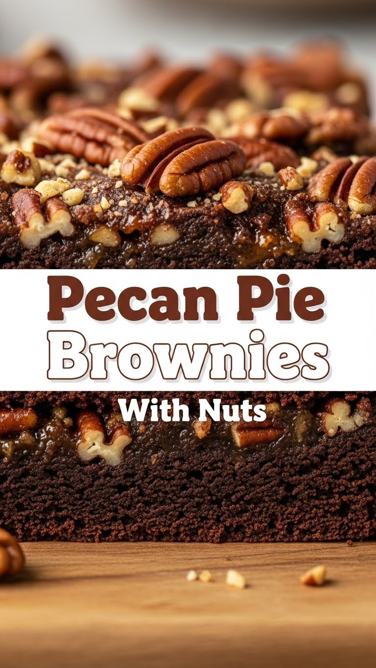 Pecan Pie Brownies With Nuts